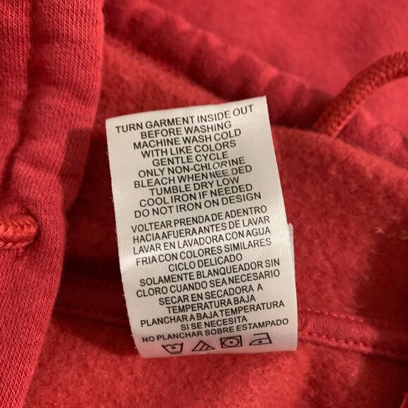 Disney Mickey & Friends Red Zip-Up Hoodie Size XS Embroidered Patches Graphics - Picture 5 of 14